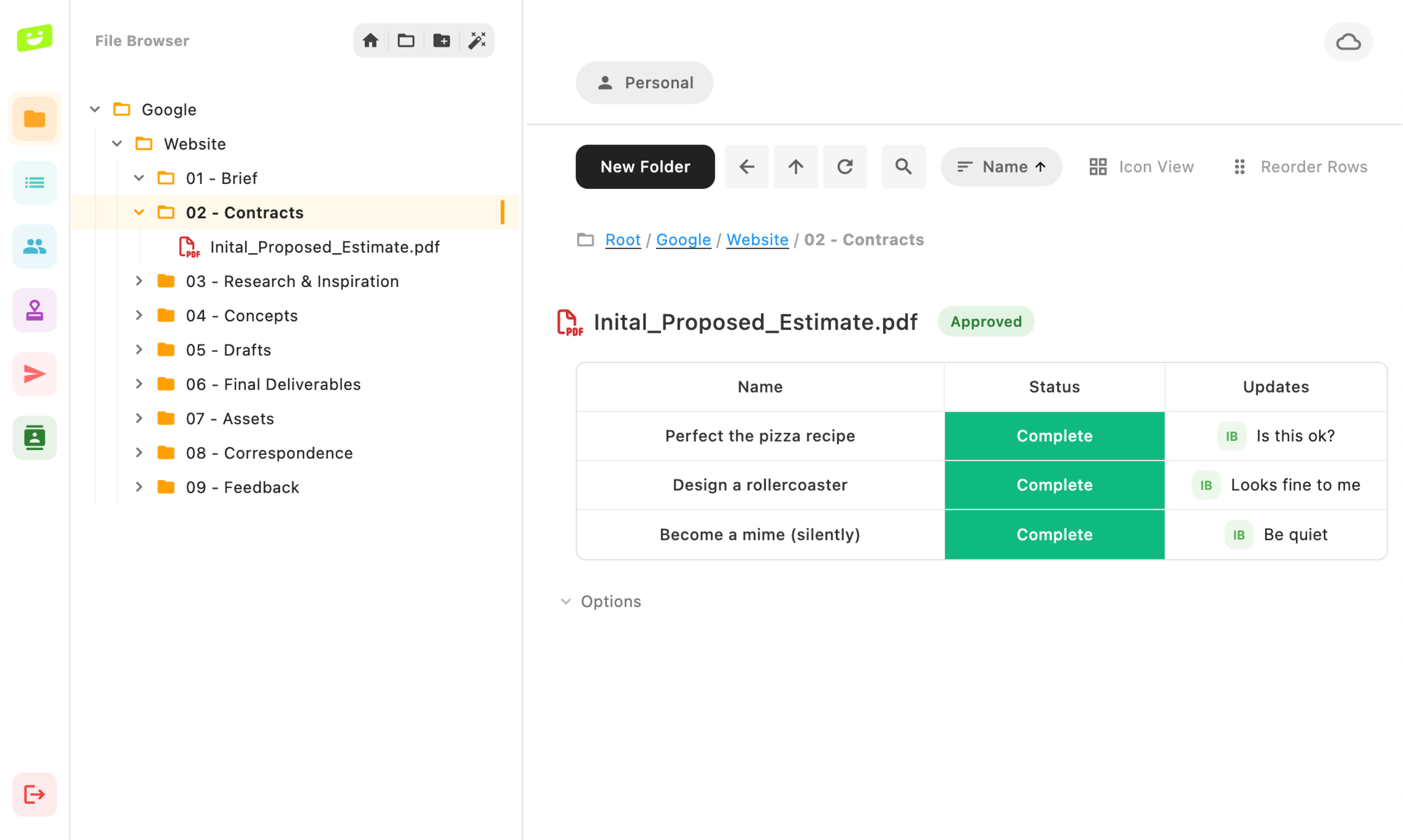 Project Organization Assistant 3